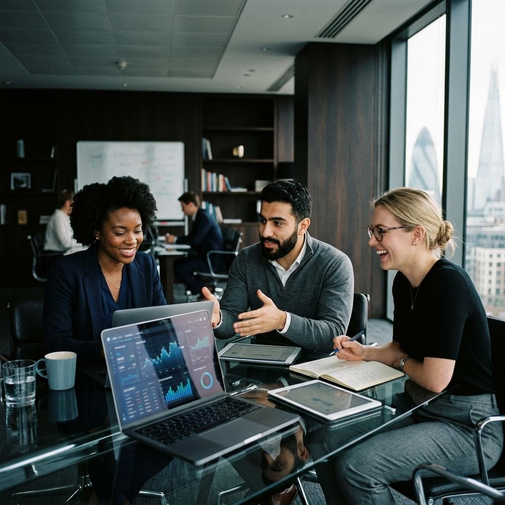Blixmova Data Science Team bei der Arbeit